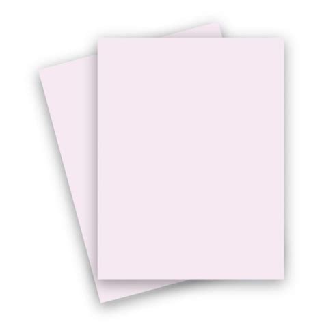 Soft Pink 8 12 X 11 Basis Paper 100 Per Package 216 Gsm 80lb Cover