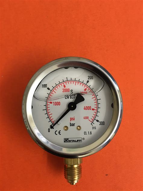 Gauges Pressure Gauge 0 150 Bar 0 2175 Psi