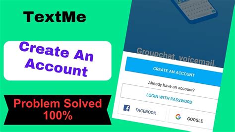 Textme Create An Account Problem Fix How To Get Usa Uk Unlimited