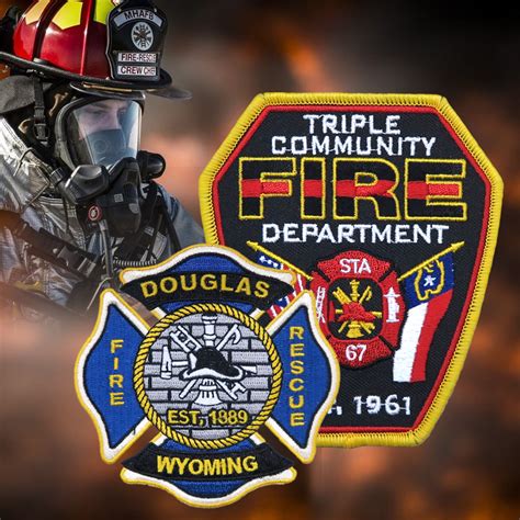 Brilliant Provides High Class Custom Made Firefighter Patch With Low Moq