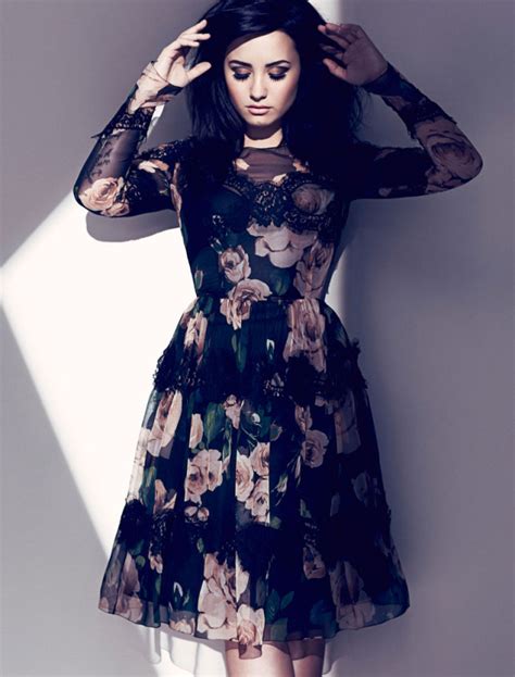 Demi Lovato For Fashion Magazine Stylish Starlets