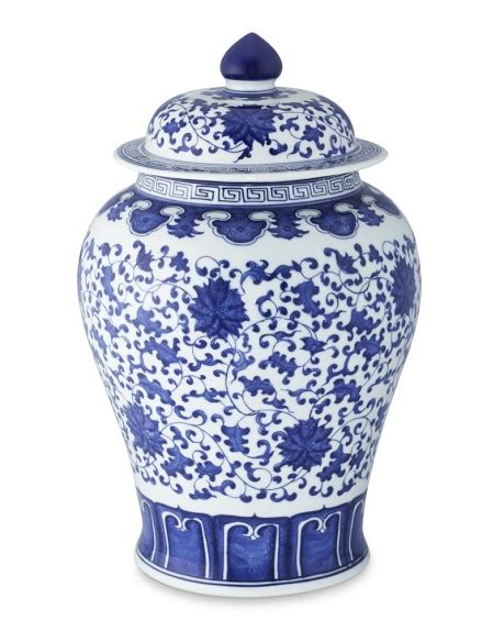 Blue And White Ginger Jar With Lid 16 Urn Williams Sonoma