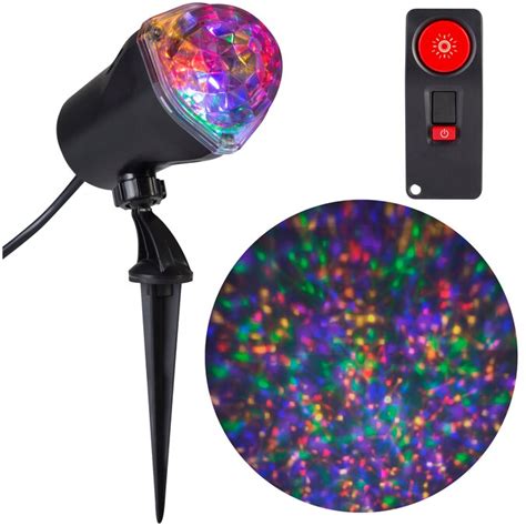 Gemmy Confetti Multi Function Electrical Outlet Outdoor Light Show