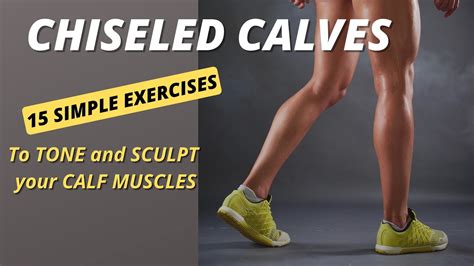 Calf Workout Tone And Sculpt Your Calves At Home Workout No Equipment