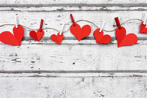 Hanging Valentine Hearts Free Stock Photo Picjumbo