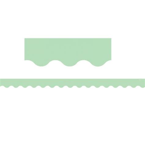 Teachersparadise Teacher Created Resources Mint Green Scalloped