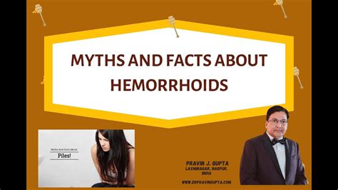 hemorrhoids myths and facts youtube