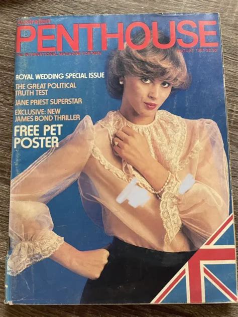 Vintage Australian Penthouse Magazine August Picclick
