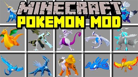 Minecraft Pokemon Mod Capture 100 New Legendary Pokemon Modded