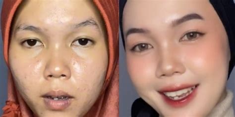 Viral Transformasi Makeup Cewek Ini Bikin Melongo Tapi Ada Yang Bikin