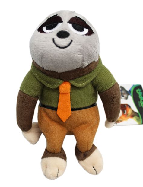 Zootopia Disneys Zootopia Flash Slothmore Stuffed Keychain Plush