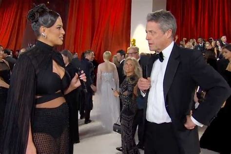 Hugh Grant Ends Cringey Red Carpet Interview With Eye Roll At Oscars Marca