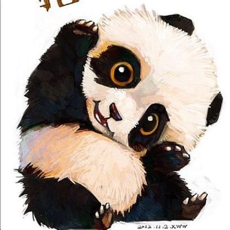 Adorable Panda Cute Art Drawings Cute Drawings