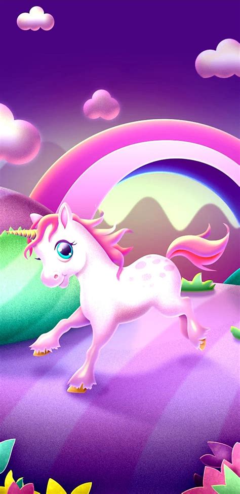 🌈🦄🌈 Cute Wallpapers Wallpaper Rainbow Unicorn