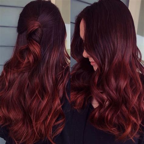 Thanks To The Internet Red Velvet Hair Is Trending Red Balayage