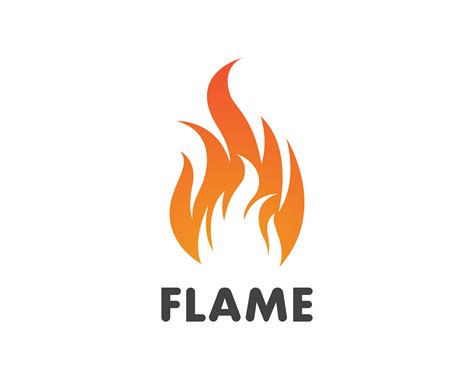 Fire Flame Logo Template Vector Icon Oil Gas And Energy Logo Concept