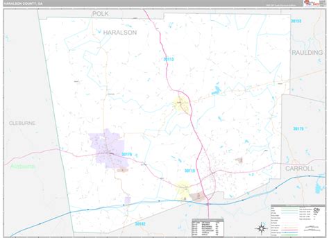 Maps Of Haralson County Georgia