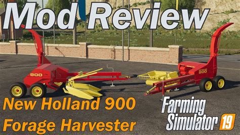 Mod Review New Holland 900 Trailed Forage Harvester Youtube