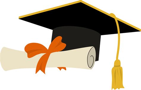 Graduation Cap And Diploma Illustration 35753254 Png