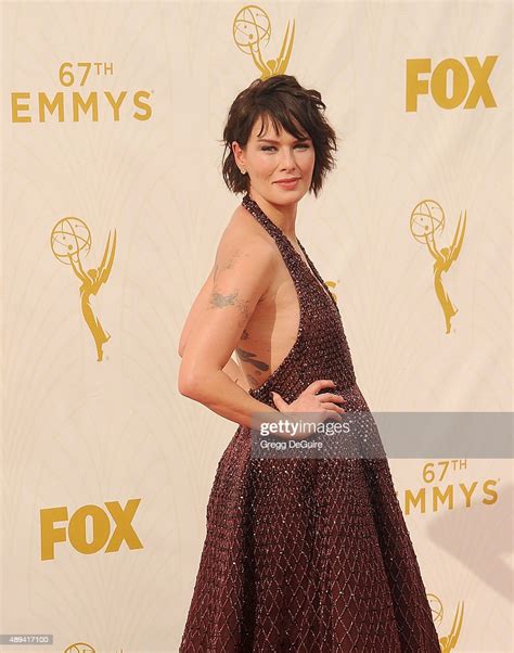 Actress Lena Headey Arrives At The 67th Annual Primetime Emmy Awards