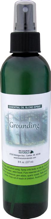 Buy Grounding Pure Essential Oil Spray Biosource Carrier Oils To