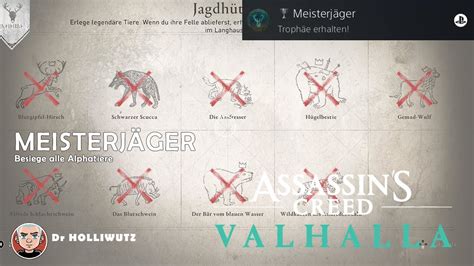 Assassins Creed Valhalla Meisterjäger Besiege alle Alphatiere