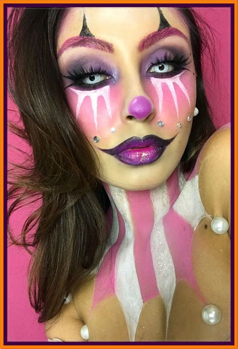 20 Pretty Clown Halloween Makeup Looks That Will Level Up Your Costume Halloween Makeup