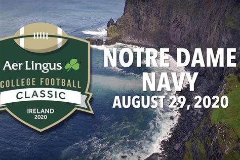 The fighting irish football schedule includes opponents, date, time, and tv. Notre Dame And Navy Will Play In Dublin Ireland In 2020 ...
