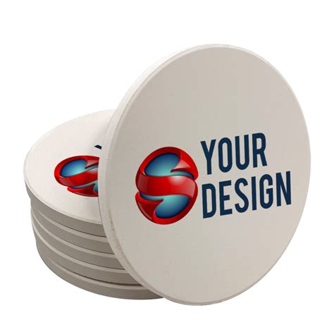 Custom Stone Coasters Personalized Round Stone Coasters