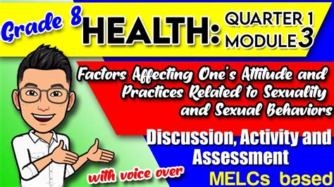 factors affecting one s attitude and practices related to sexuality health grade 8 quarter1