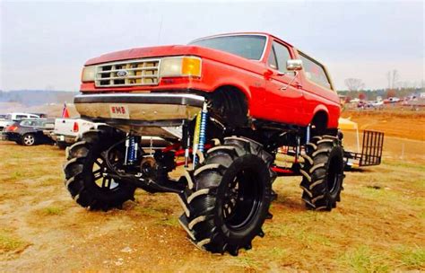 Ford Bronco Mud Truck Built Ford Tough Pinterest