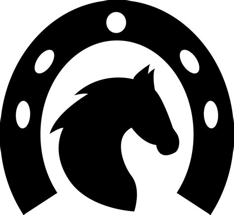 Download Horse Head In A Horseshoe Svg Png Icon Free Download (#74682) - OnlineWebFonts.COM