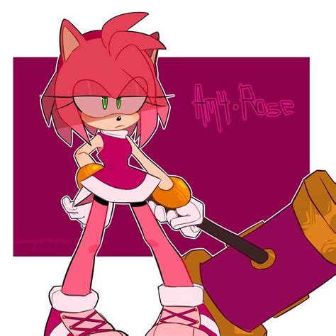 Amy Rose By Mangaanonymous On Deviantart Amy Rose Amy The Hedgehog