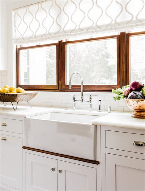 Woven wood shades may be susceptible to food stains and grease spots. Choosing Window Treatments for your Kitchen Window - Home ...