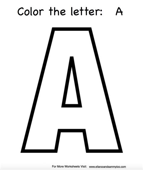 A letter that announces information to a large number of people is a circular letter. ABC Large Letter Worksheets - EllaRoo and Sammy Too!