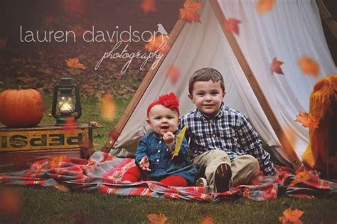 Fall Minis Fall Photography Set Up Ideas Falling Leaves With Tent And