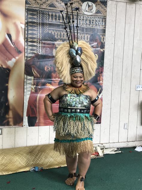 Samoan Taupou Anita Tunoa Polynesian Culture Samoan Dance Outfits