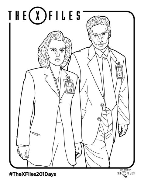 The X Files Coloring Book Coloring Pages X Files Coloring Books