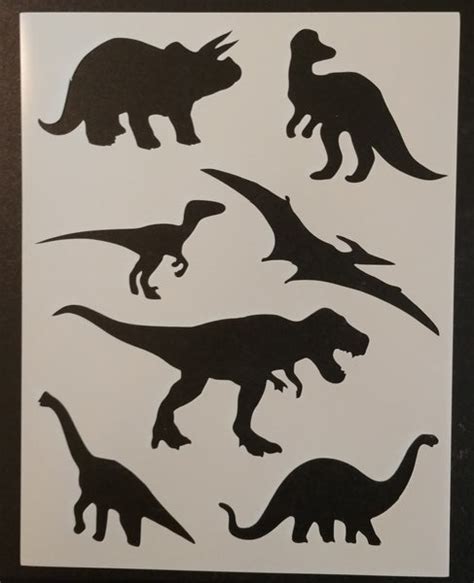 Dinosaurs Stencil My Custom Stencils