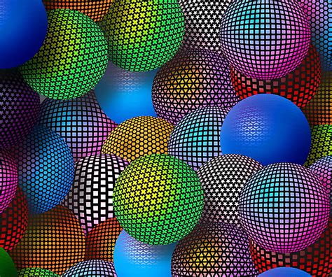 Neon Balls 3d Abstract Hd Wallpaper Peakpx