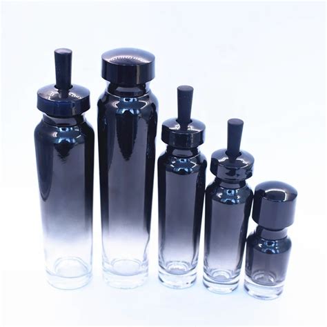 Fancy Black Glass Dropper Bottles Wholesale 15ml 30ml 50ml 100ml 120ml