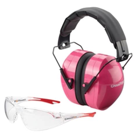 Champion Targets 40624 Eyes And Ears Earmuffsshooting Glasses Clear