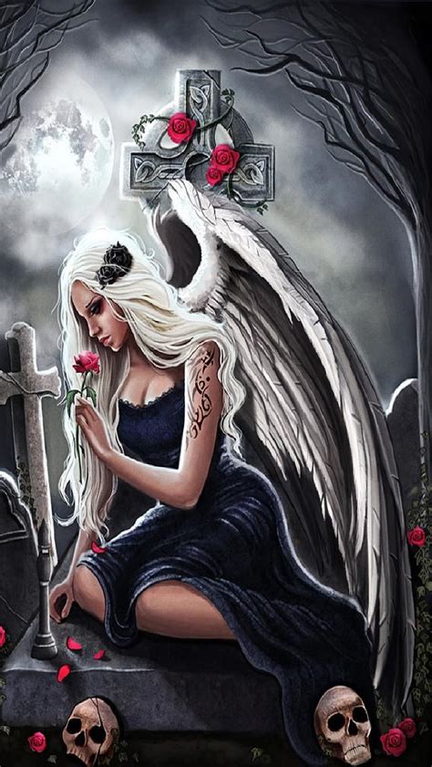 Love Gothic Fantasy Art Dark Fantasy Art Angel Art