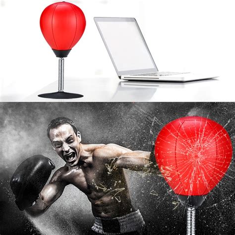 Desktop Punching Ball Stress Relief Buster Speed Fitness Vertical