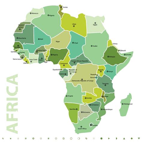 Africa Map V Guide Of The World