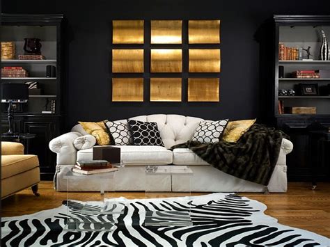 108 living room decorating ideas. 15 Refined Decorating Ideas in Glittering Black and Gold