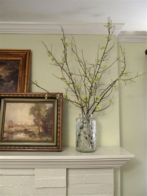 Cottage Hill Spring Mantel Decorating With Faux