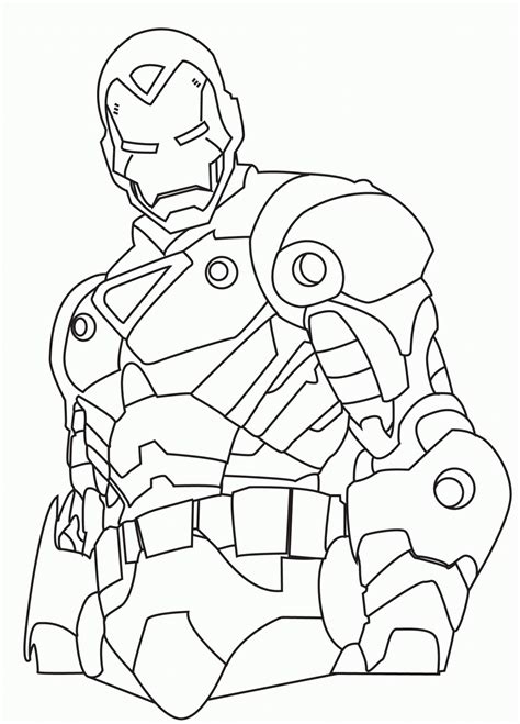 Iron Man Para Colorear Y Pintar Colorea Tus Dibujos