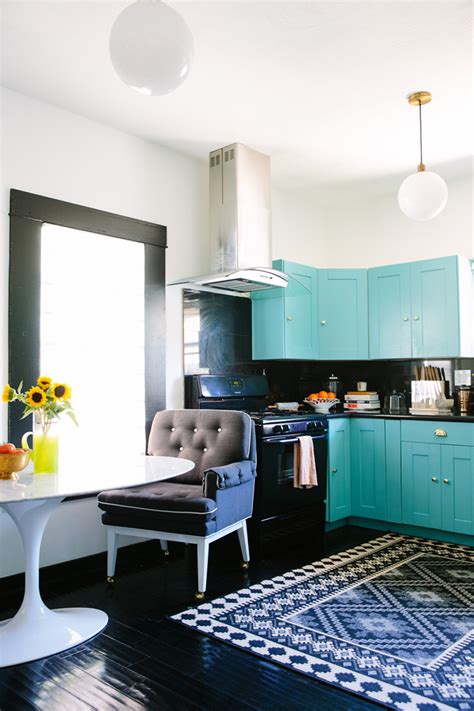 Kitchen world cabinets, for kitchen cabinets along three walls typically with diverse quality unfinished and colors. Black Lacquer Design | House of Turquoise