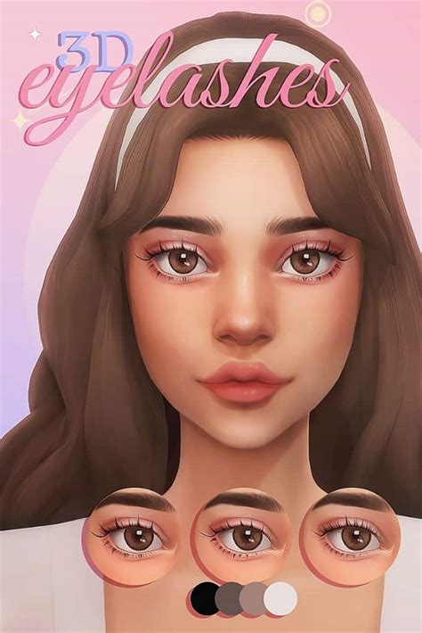 Sims 4 Best Eyelashes Cc Mods For Sultry Eyes All Free 55 Off